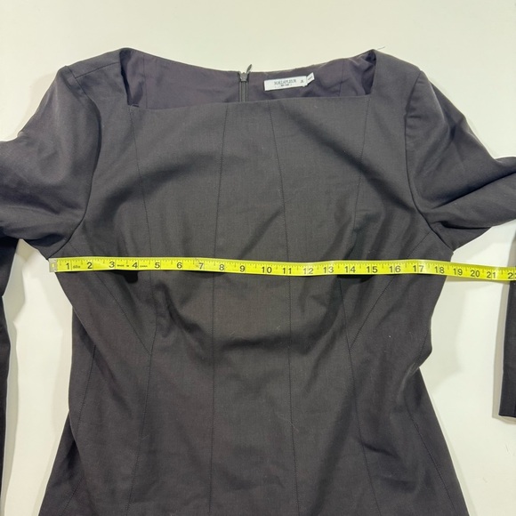 MM Lafleur The Rivka Top Washable Wool Twill Haze - Picture 9 of 10